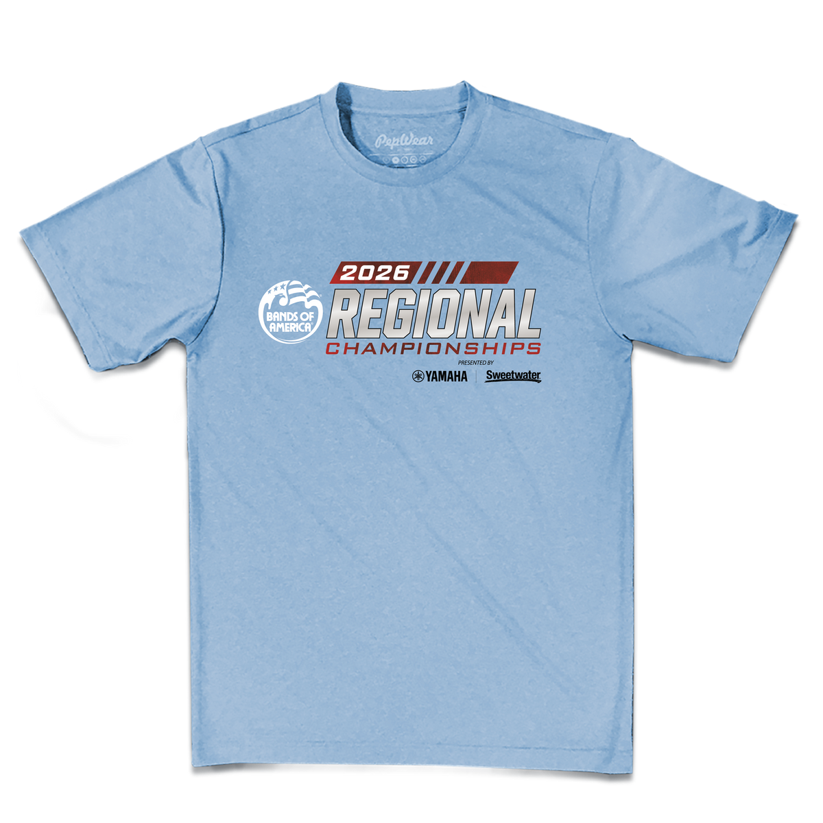 BOA 2026 Regional Performance T-Shirt - Columbia Blue