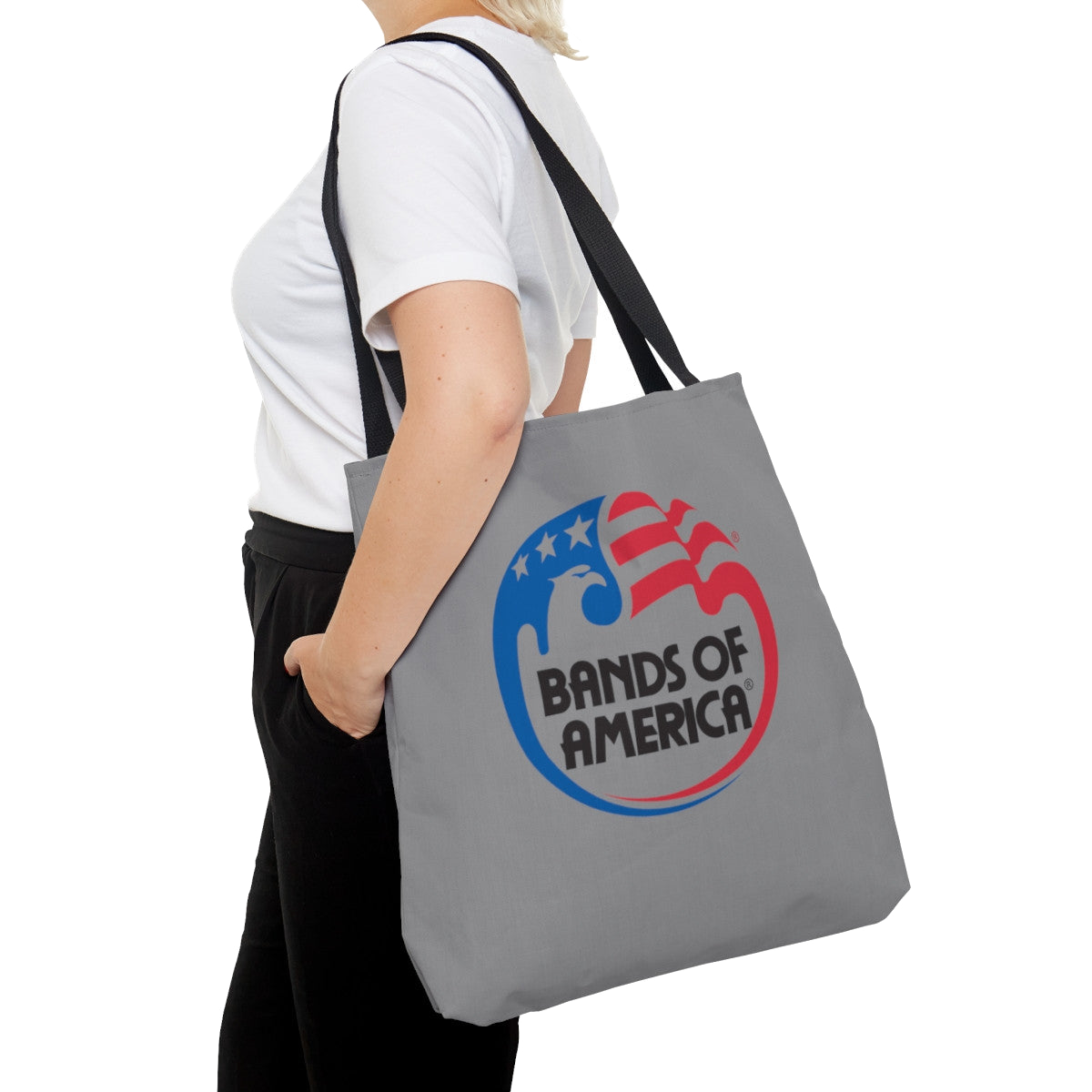 BOA Logo Grey Tote Bag