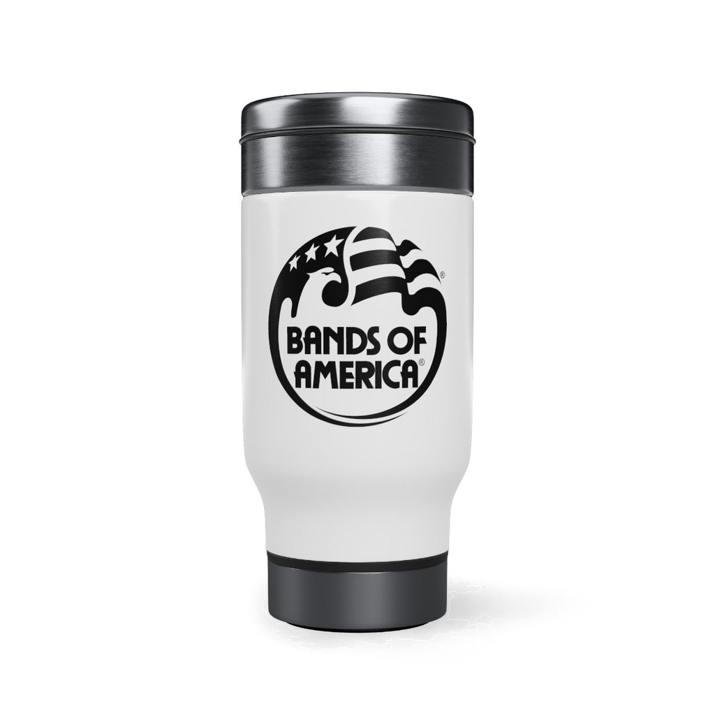 BOA Log Stainless Steel Travel 14oz Mug with Handle