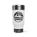 BOA Log Stainless Steel Travel 14oz Mug with Handle