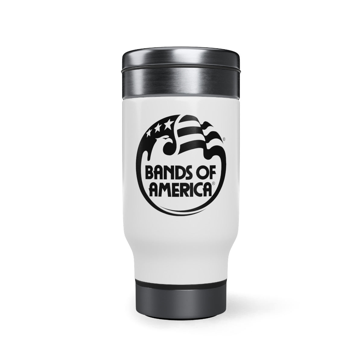 BOA Log Stainless Steel Travel 14oz Mug with Handle
