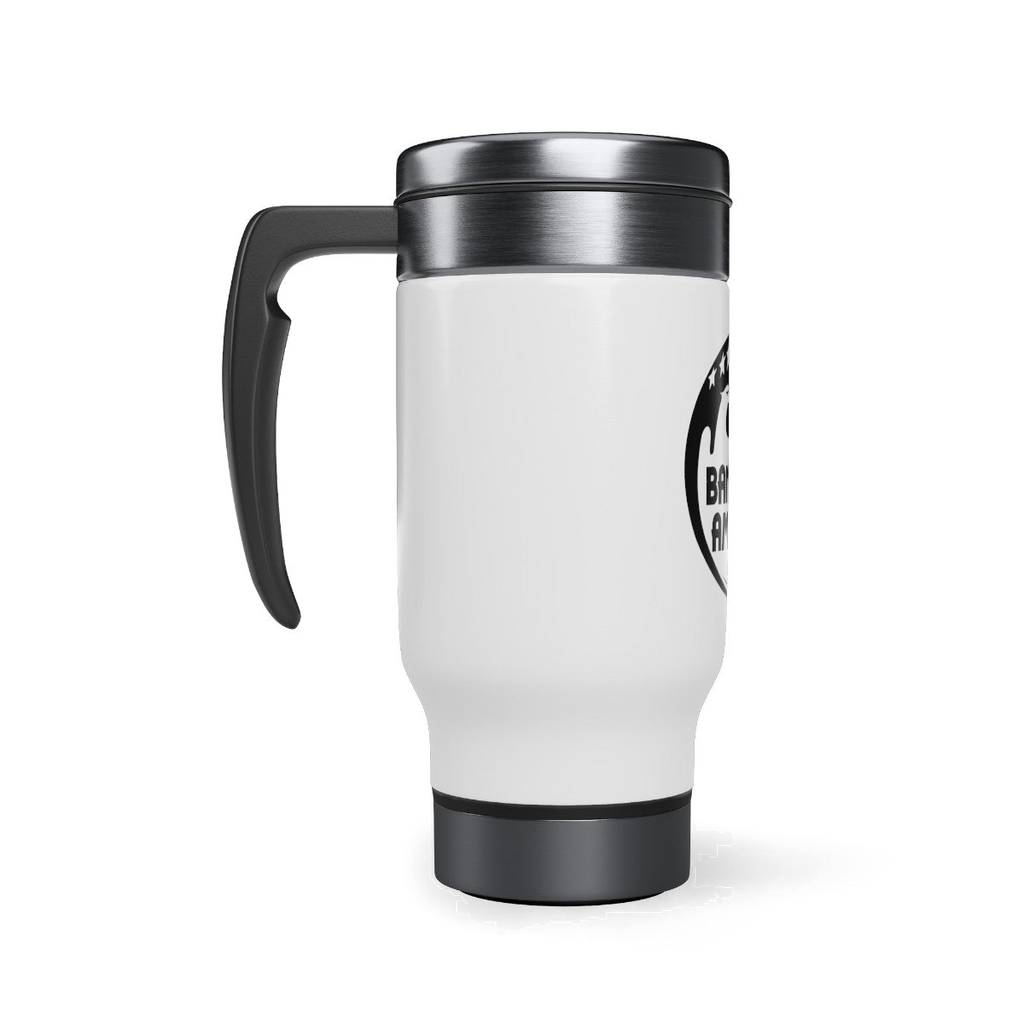 BOA Log Stainless Steel Travel 14oz Mug with Handle