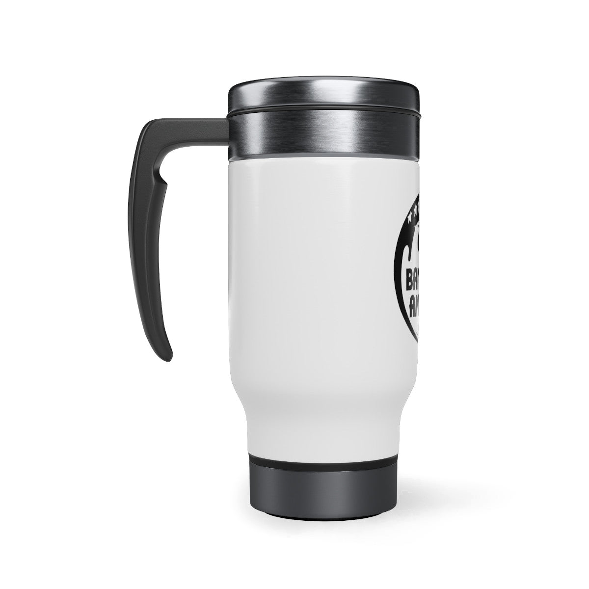 BOA Log Stainless Steel Travel 14oz Mug with Handle