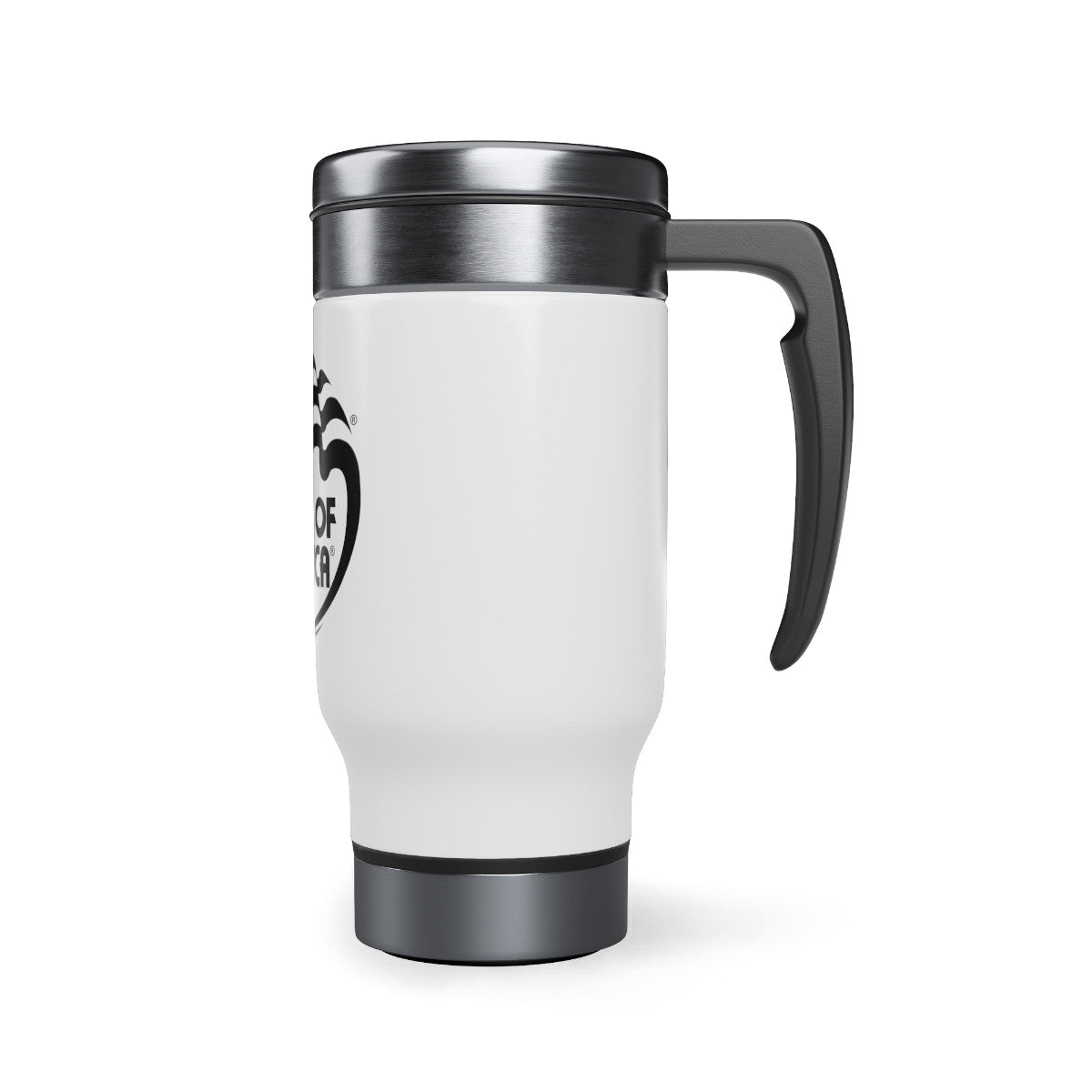 BOA Log Stainless Steel Travel 14oz Mug with Handle