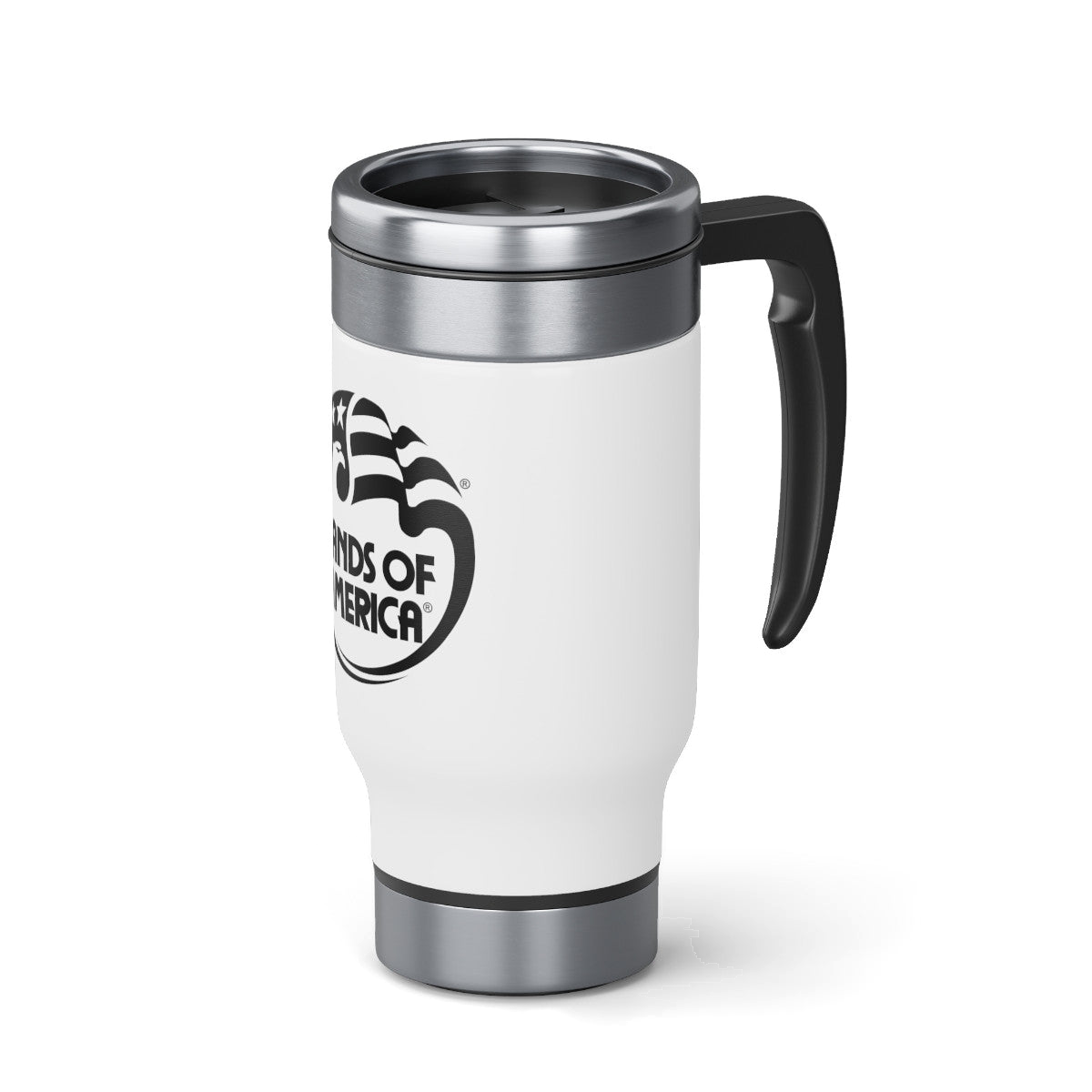 BOA Log Stainless Steel Travel 14oz Mug with Handle