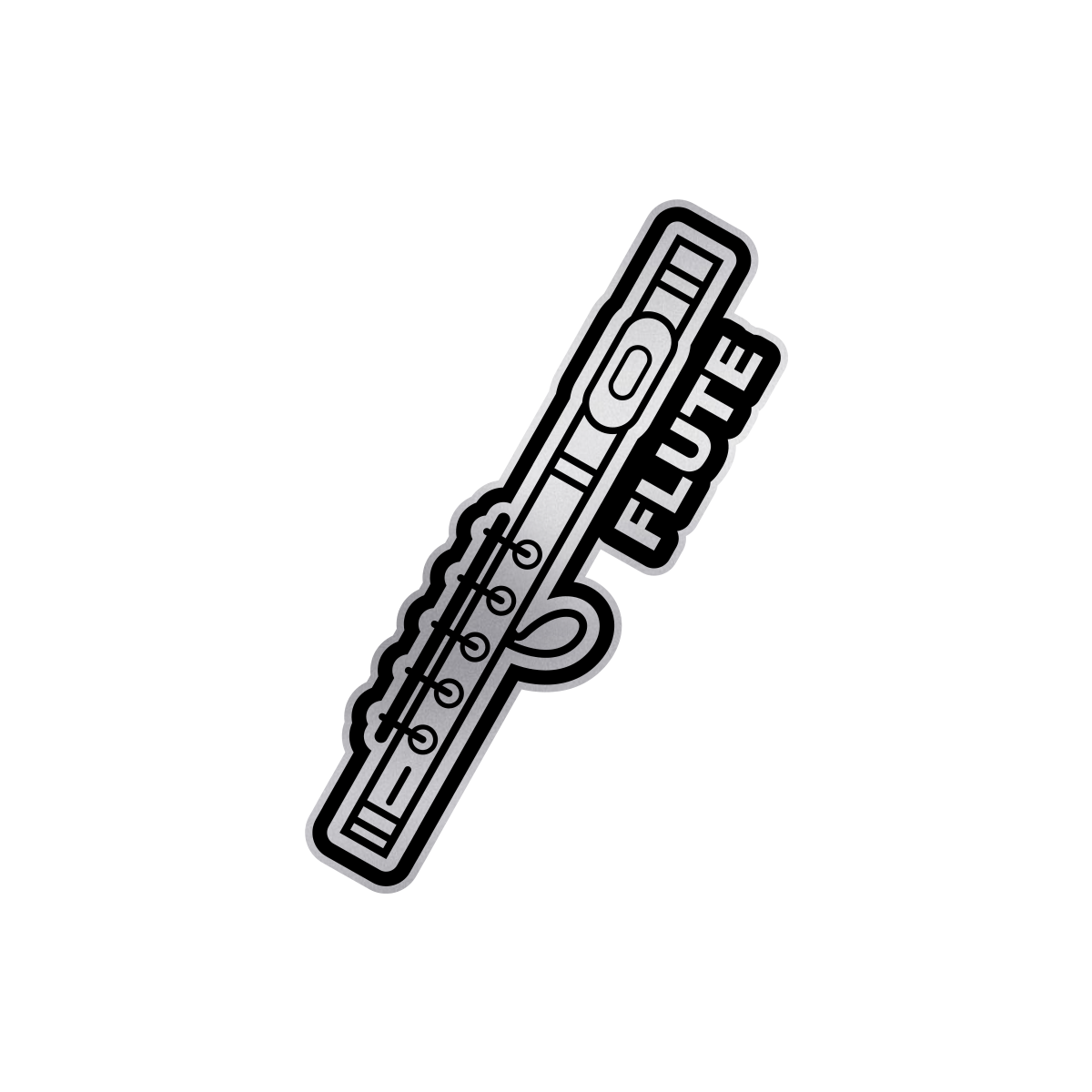 Flute Sticker