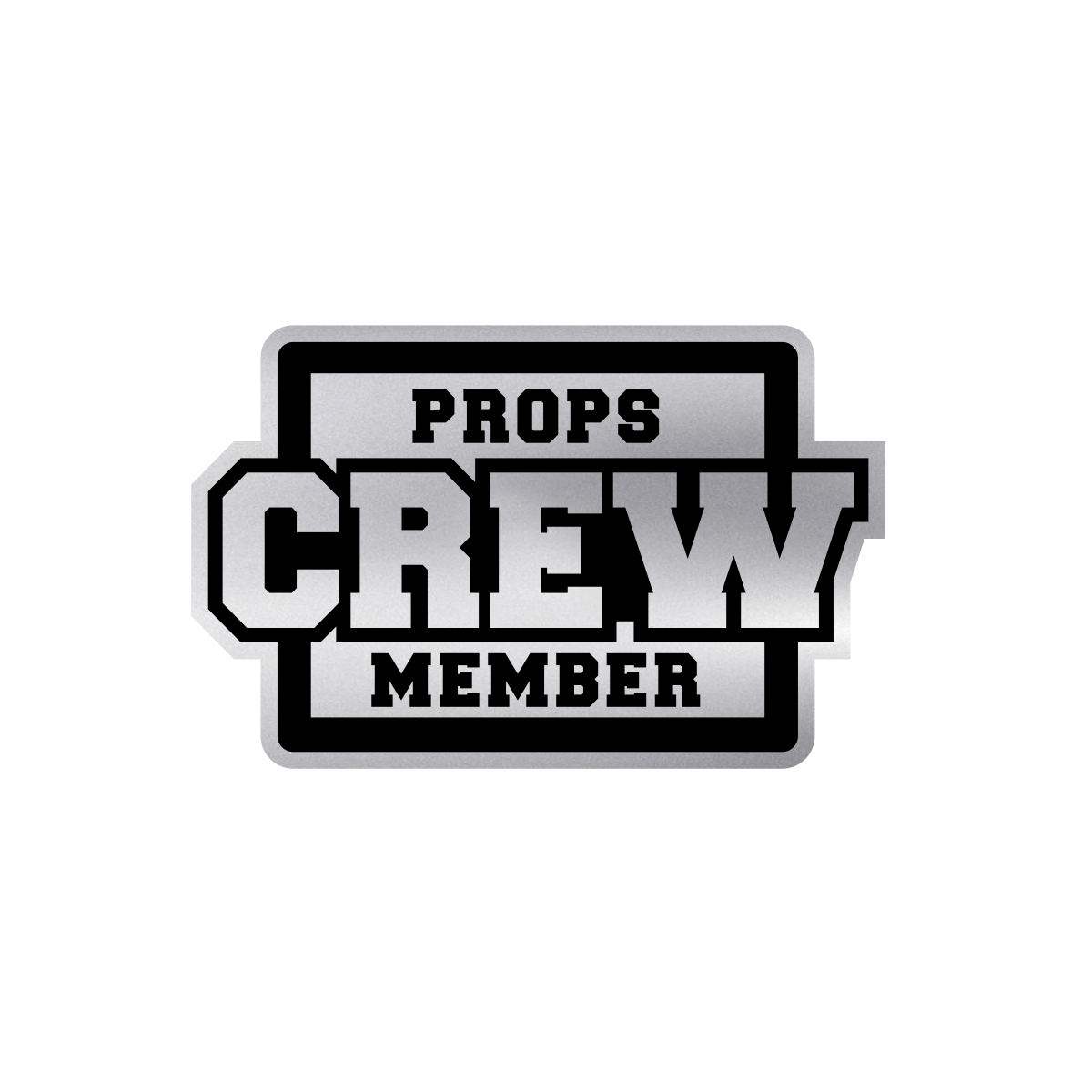 Props Crew Member Sticker