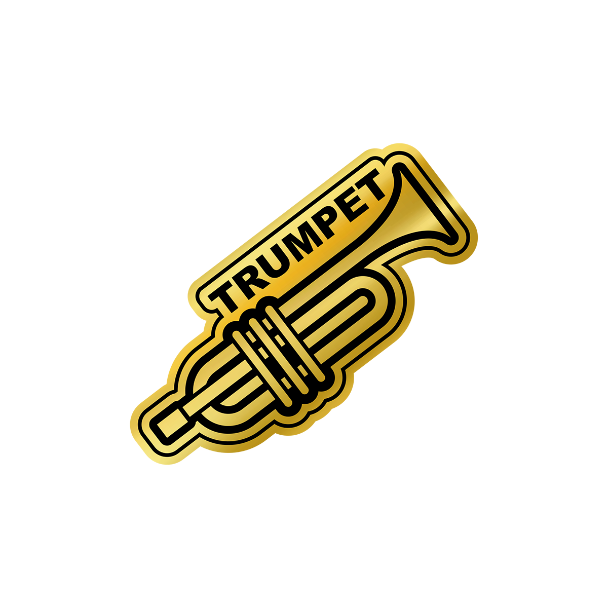 Trumpet Sticker