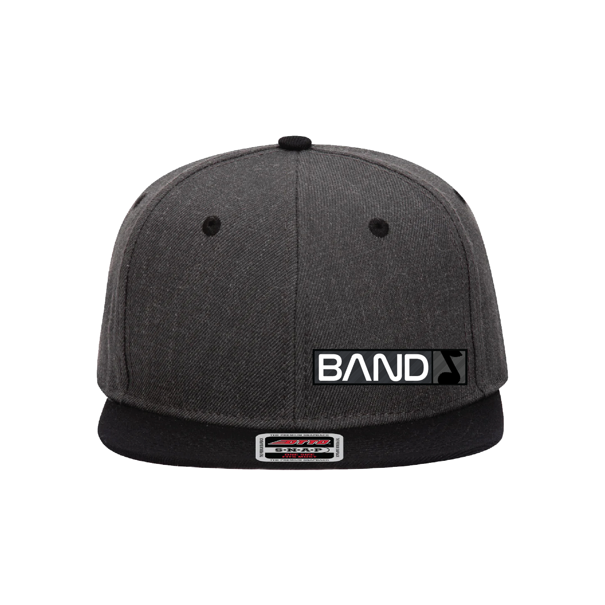 Band Flat Bill Cap