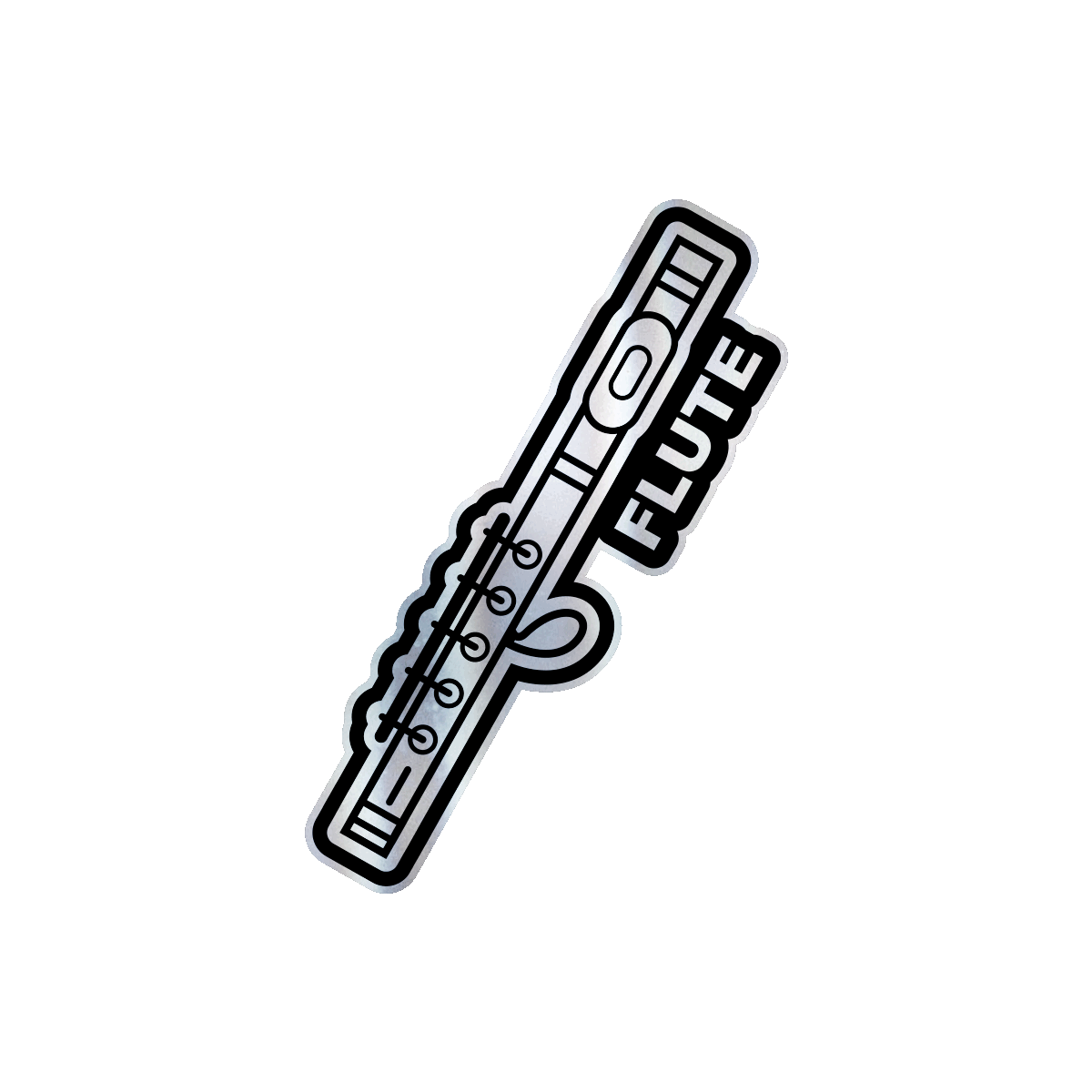 Flute Sticker