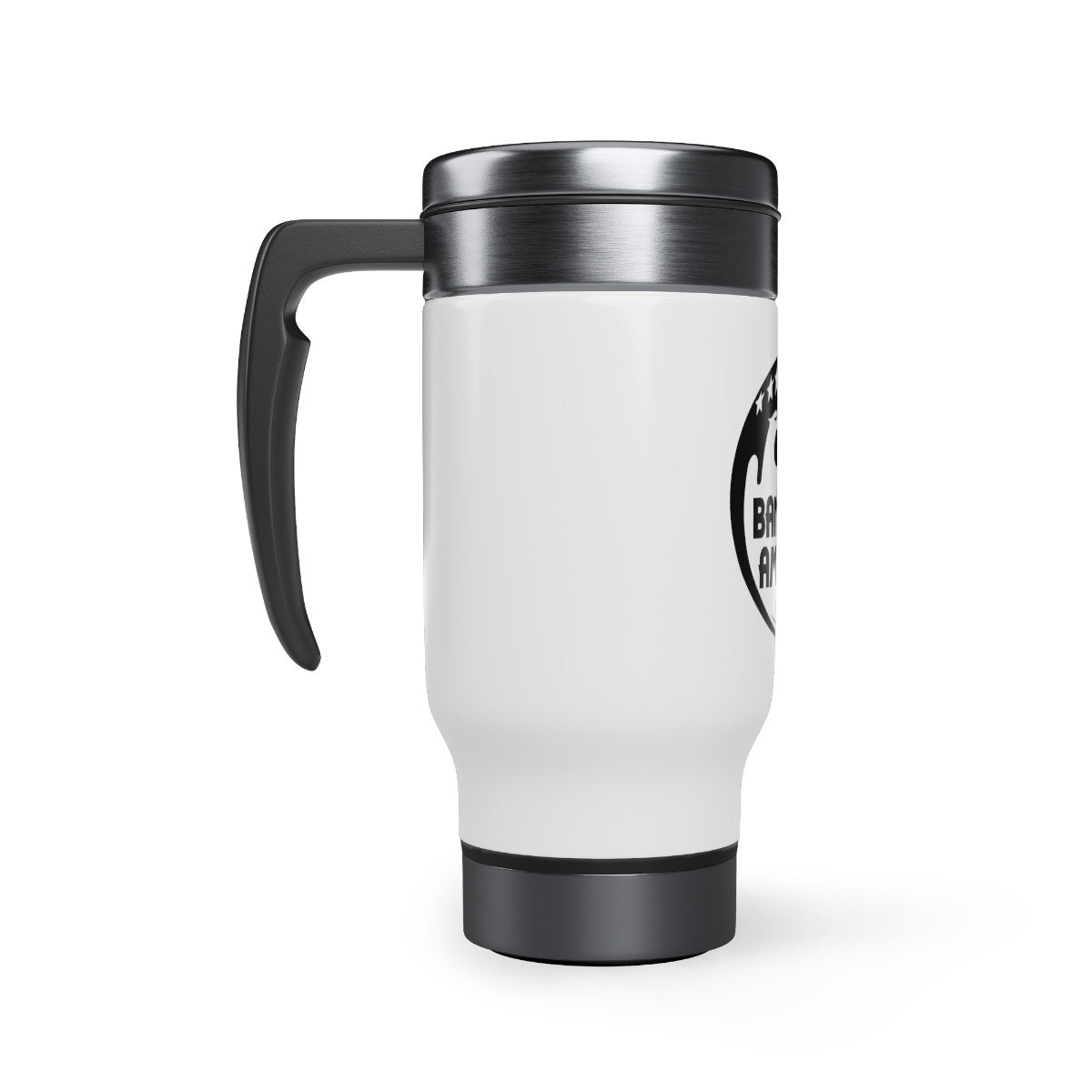 BOA Log Stainless Steel Travel 14oz Mug with Handle