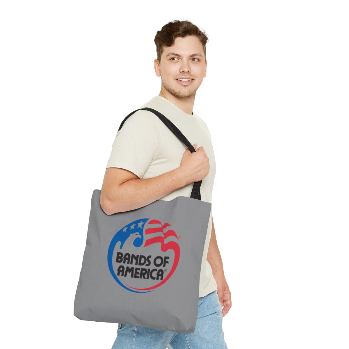 BOA Logo Grey Tote Bag