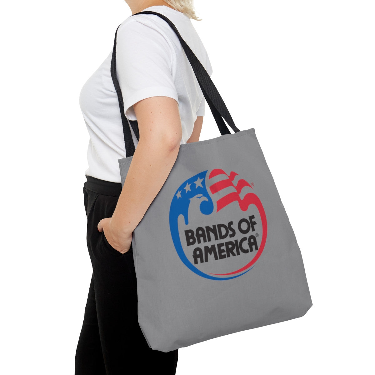 BOA Logo Grey Tote Bag