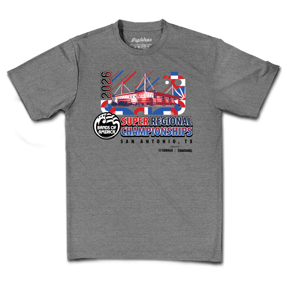 BOA 2026 Super Regional Performance T-Shirt — San Antonio, TX