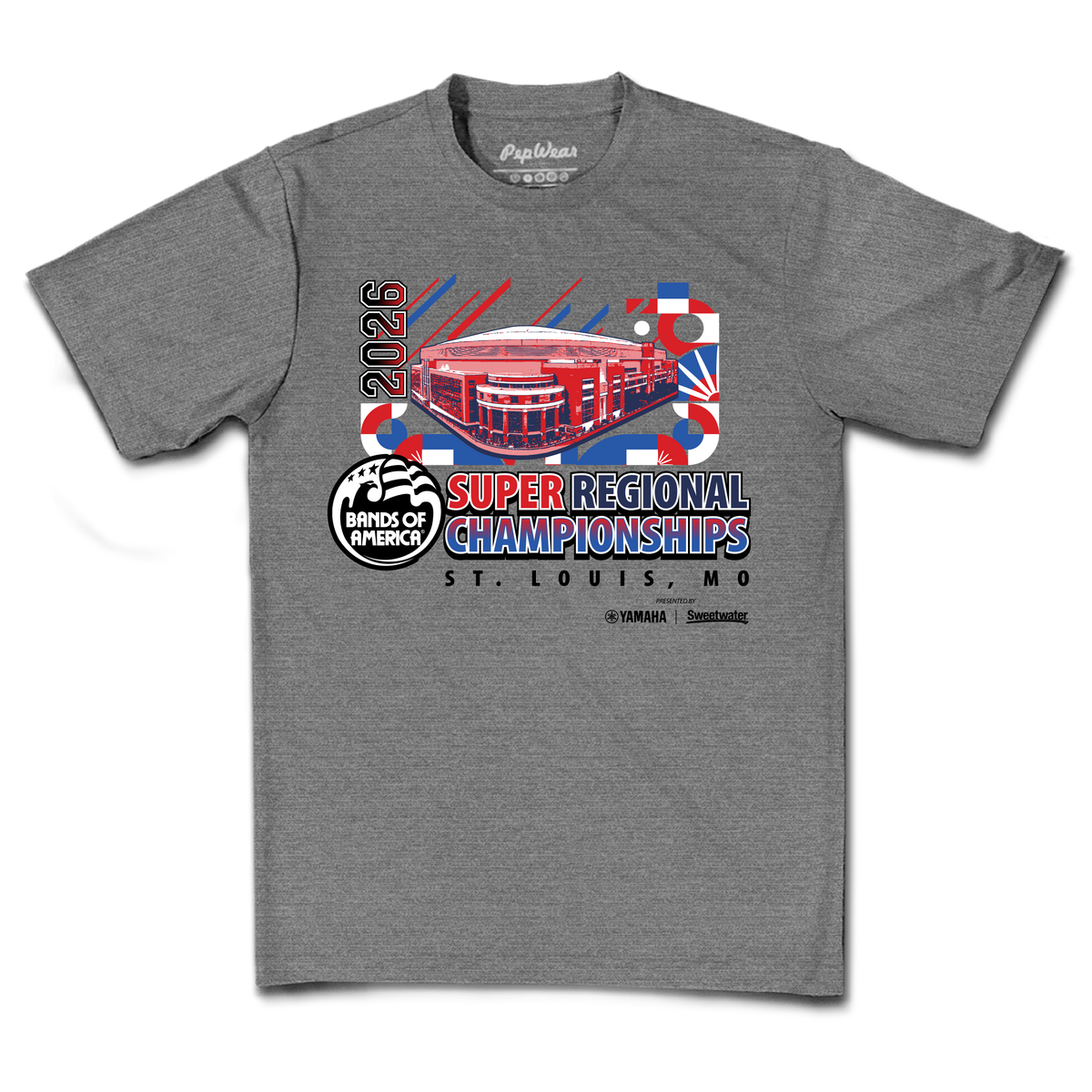 BOA 2026 Super Regional Performance T-Shirt — St. Louis, MO